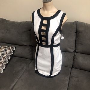 Black and White Cocktail Dress